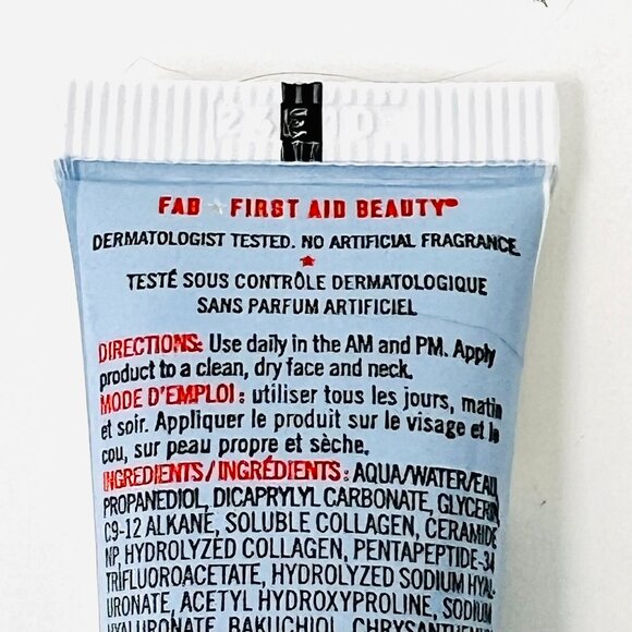 NEW First Aid Beauty FAB Bounce Boosting Serum MINI - 0.34 oz / 10 mL - Travel - Picture 2 of 4